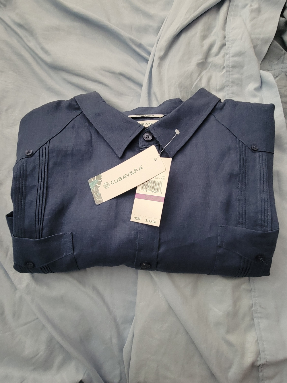 Cubavera Navy Blue Shirt